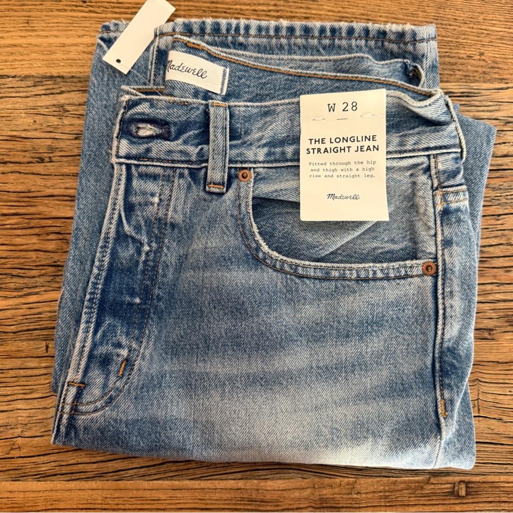Madewell longline straight jean NWT! - Picture 8 of 8